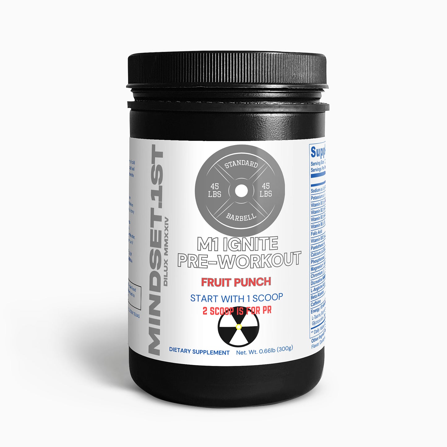 Nitric Shock Pre-Workout Powder (Fruit Punch)